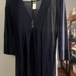 Tommy Bahama Black Swim Coverup